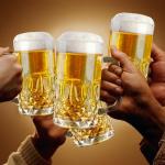 Set of 2 22oz Crystal Beer Mugs
