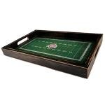 Ohio State Buckeyes Football Field Tray with Handles