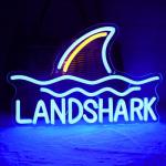Land Shark Neon Beer Sign for Man Cave
