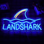 Land Shark Neon Beer Sign for Man Cave