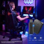 GTRACING Bluetooth Gaming Chair with Footrest & Speakers