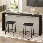 Set of 2 Industrial Saddle Bar Stools