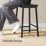 Set of 2 Industrial Saddle Bar Stools