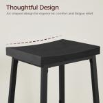 Set of 2 Industrial Saddle Bar Stools