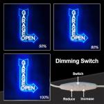 Open Arrow Neon Sign for Man Cave Garage