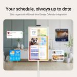 Portable 32" 4K Smart TV on Wheels