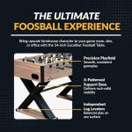 Hathaway Excalibur 54" Foosball Table - Driftwood Finish