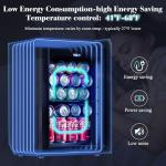 LUXOAK 60" Farmhouse Coffee Bar with Fridge