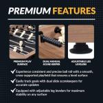 Hathaway Excalibur 54" Foosball Table - Driftwood Finish