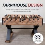 Hathaway Excalibur 54" Foosball Table - Driftwood Finish