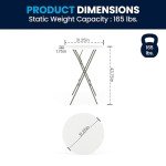 Elon 32" Round Folding Bar Height Table