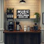Vintage Metal Music Wall Art for Man Cave