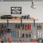 Vintage Metal Music Wall Art for Man Cave