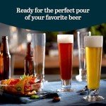 Set of 4 Tall Pilsner Beer Glasses