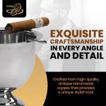 Tall Stainless Steel Cigar Ashtray for Man Caves