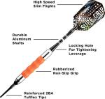 Viper Sure Grip Soft Tip Darts - Orange 18g