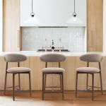 Set of 3 Mid Century Modern Bar Stools