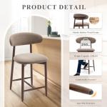 Set of 3 Mid Century Modern Bar Stools