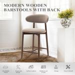 Set of 3 Mid Century Modern Bar Stools