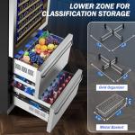 24 Inch Dual Zone Wine and Beverage Fridge