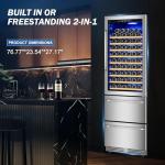 24 Inch Dual Zone Wine and Beverage Fridge