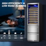 24 Inch Dual Zone Wine and Beverage Fridge