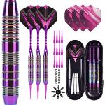 Himmbods Professional Soft Tip Darts Set - Purple