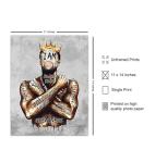 Motivational Black Art Decor for Your Man Cave