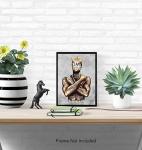 Motivational Black Art Decor for Your Man Cave