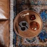 Rustic Cast Iron Cigar Ashtray with Double Slot