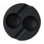 Rustic Cast Iron Cigar Ashtray with Double Slot