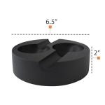 Rustic Cast Iron Cigar Ashtray with Double Slot