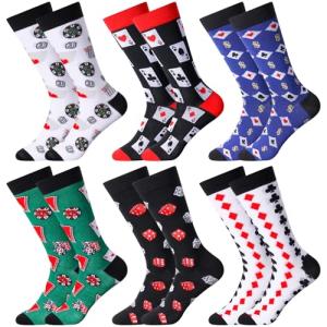 Funny Poker Socks - Perfect Gift for Casino Lovers