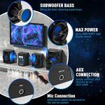 Pyle Portable Bluetooth Stereo System with DVD Player