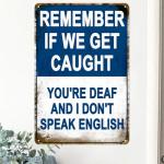 Funny Metal Garage Signs for Man Cave Decor