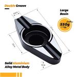 VEXO Metal Cigar Ashtray with Double Holders