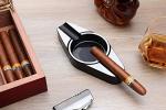 VEXO Metal Cigar Ashtray with Double Holders