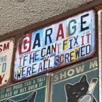 Vintage Metal Sign for Man Cave or Bar