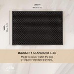 Heavy Duty Silicone Bar Mat for Bartending & More