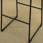 Vintage PU Leather Counter Height Stools - Set of 2