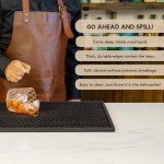 Heavy Duty Silicone Bar Mat for Bartending & More