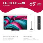 LG 65-Inch 4K Smart OLED TV with Dolby Atmos
