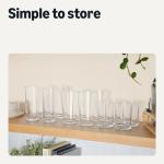 16 oz. Dishwasher-Safe Pint Glasses, 4-Pack