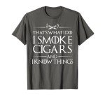 Clever Gift T-Shirt for Cigar Lovers