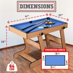 SereneLife 5-in-1 Folding Game Table for Fun