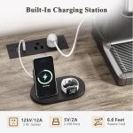 Jocoevol Large Coffee Bar Cabinet with Mini Fridge