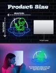 Alien UFO Neon Wall Sign for Man Cave