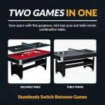 Hathaway 2-in-1 Pool Table with Ping Pong Top