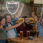 Raiders Football Neon Sign for Man Cave