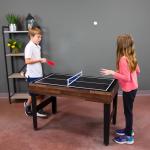 Sunnydaze 10-in-1 Multi-Game Table - Dark Wood